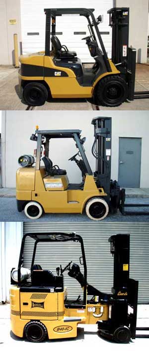used and  reconditioned forklifts